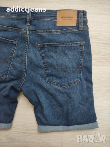 Мъжки къси дънки Jack&Jones размер L, снимка 5 - Къси панталони - 43143634