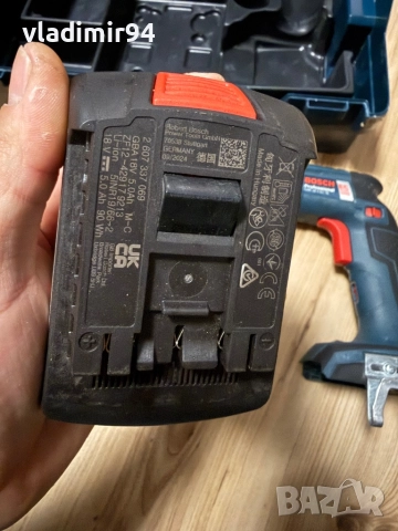 Bosch GSR 18-V-EC TE винтоверт за гипсокартон, снимка 5 - Винтоверти - 52464895