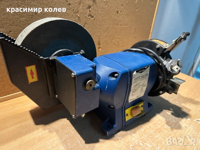 комбиниран шмиргел за мокро и сухо шлифоване"Haager HNTS 150/200", снимка 4 - Други инструменти - 53431586