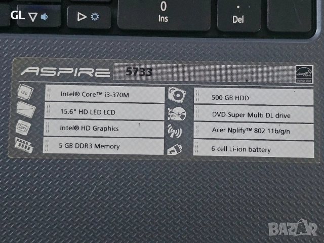 Acer aspire 5733, снимка 4 - Лаптопи за дома - 52414474