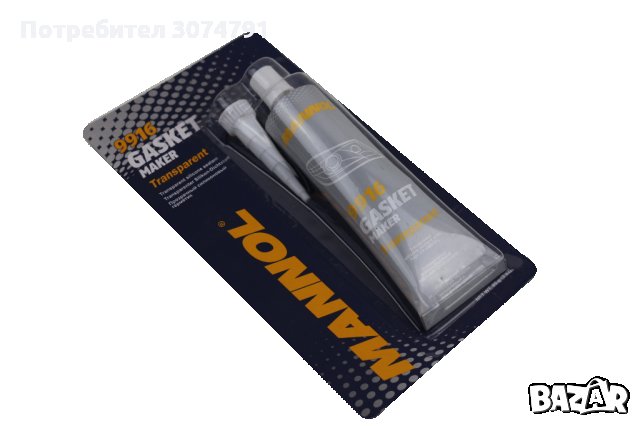 MANNOL Манол Безцветен Прозрачен Силикон 9916 Силик. Уплътнител 85 гр., снимка 2 - Аксесоари и консумативи - 32914087