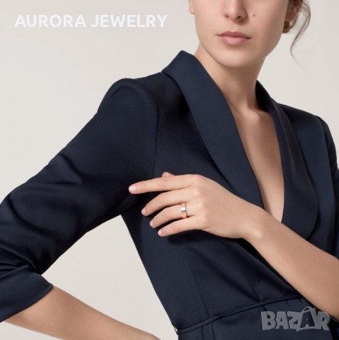 CARTIER Love Rose Gold 3 Diamonds Classic Model Пръстен, снимка 9 - Пръстени - 52830596