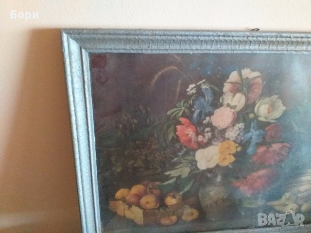 Голяма картина в дървена рамка 60/48/3см, снимка 3 - Картини - 27620179