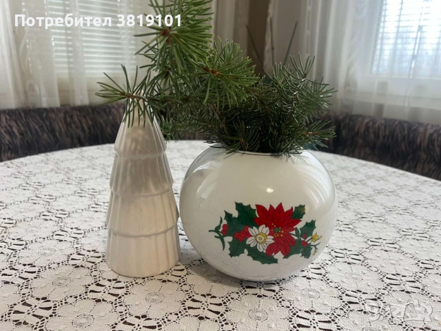 Ваза с коледен мотив, снимка 2 - Декорация за дома - 52509403