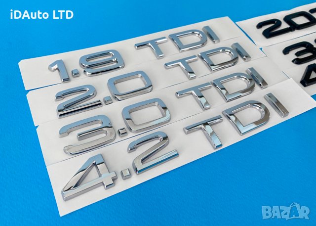 Ауди надпис, Audi, емблема, букви 1.9tdi, 2.0tdi, 3.0tdi, a4, a6, a3,, снимка 2 - Аксесоари и консумативи - 37392127