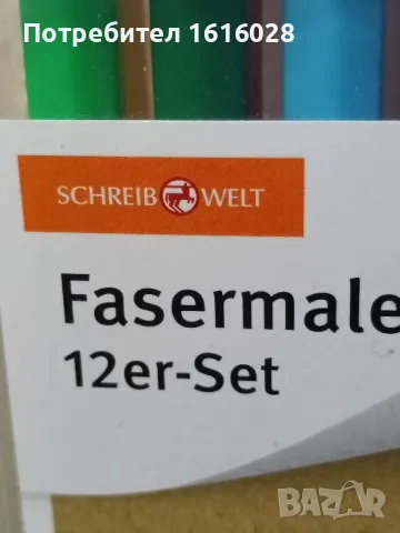 Комплект от 12 броя фулмастери. , снимка 2 - Ученически пособия, канцеларски материали - 49734135