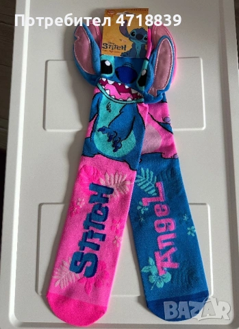 Дълги чорапи със Стич, снимка 6 - Други - 53350881