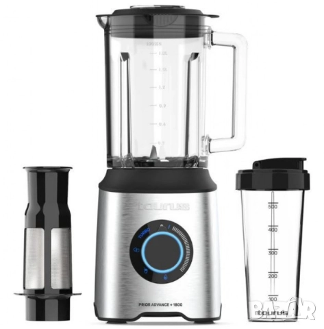 Блендер Taurus Prior Advance+ 1800 (1800W, 2L, 6 ножа, 4 функции, филтър, чаша) и Prior Inox 1500, снимка 5 - Други - 51919967