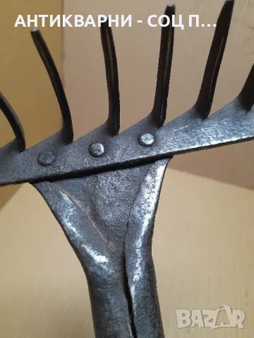 Стар Кован Търмък Гребло., снимка 5 - Антикварни и старинни предмети - 48576699