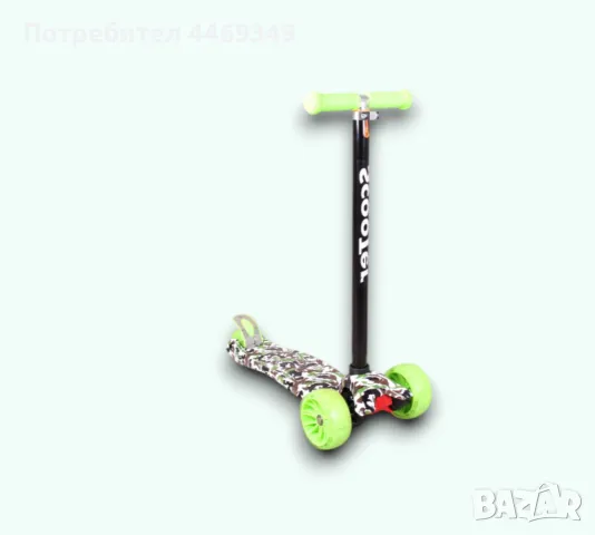 Тротинетка със светещи колела, снимка 3 - Скутери и тротинетки - 50240071