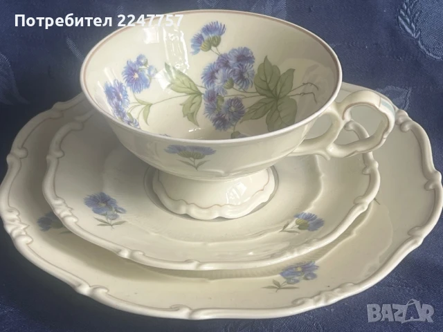 Троен сет порцелан Weimar 1924г, снимка 7 - Антикварни и старинни предмети - 51207603