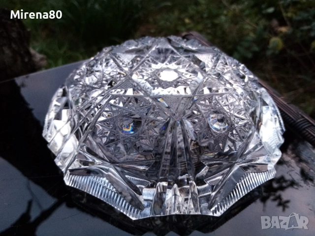 Кристален пепелник - СССР !, снимка 4 - Антикварни и старинни предмети - 52632885