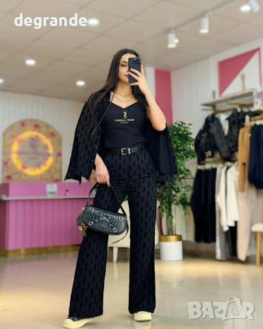 ВИДЕО НА МОДЕЛА Дамски комплект от 4 части Saint Laurent