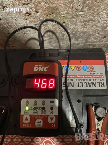 Почти нов акумулатор 60 амп/ч 510 А EFB оригинален с гаранция, снимка 2 - Части - 51885964