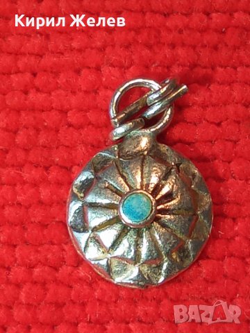 СТАРИННА ВЪЗРОЖДЕНСКА ТЮРКОАЗЕНА СРЕБЪРНА ВИСУЛКА НАКИТ УКРАШЕНИЕ РЪЧНА ИЗРАБОТКА 40056