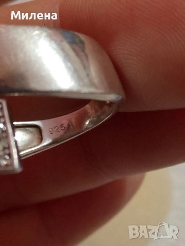 Сребърен пръстен , снимка 5 - Пръстени - 52851504