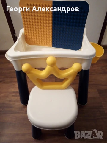 Детско столче с масичка здрава пластмаса, снимка 3 - Други - 51299249