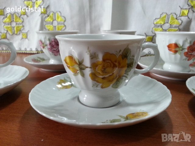 Порцелан Бавария чаши за кафе чай , снимка 4 - Антикварни и старинни предмети - 40622081