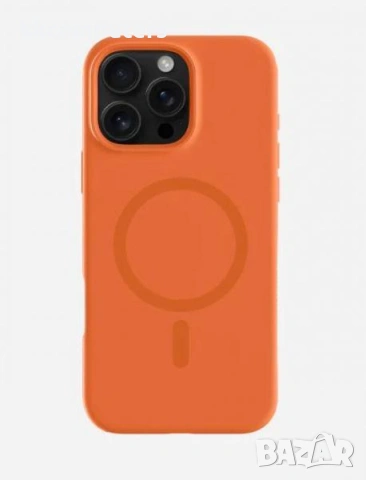 Калъф Liquid Silica MagSafe за iPhone 17 Pro 6.3 / Оранжев / + Протектор Баркод : 3133519