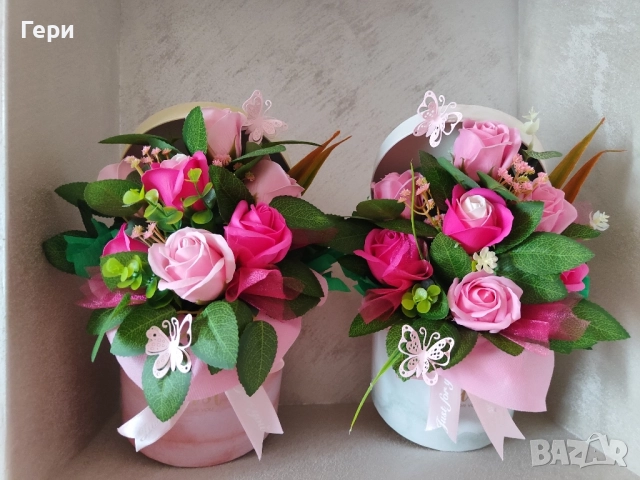 Пано със сапунени цветя 