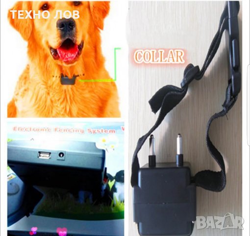 ЕЛЕКТРОННА ОГРАДА ДО ТРИ КУЧЕТА ЕЛЕКТРОНЕН НАШИЙНК-ЕЛ,ПАСТИР ВОДОУСТОЙЧИВ, снимка 6 - За кучета - 33246431