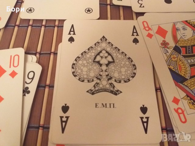 Гръцки карти  54бр, снимка 5 - Карти за игра - 27835995