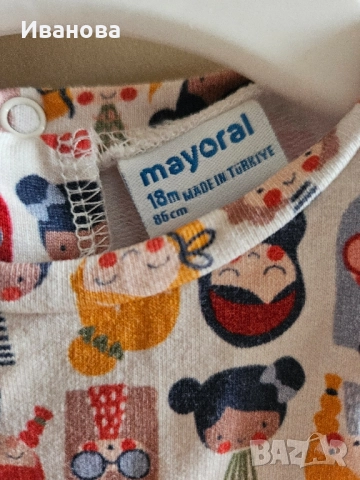 Рокля Mayoral 18 месеца, снимка 2 - Бебешки рокли - 51746012