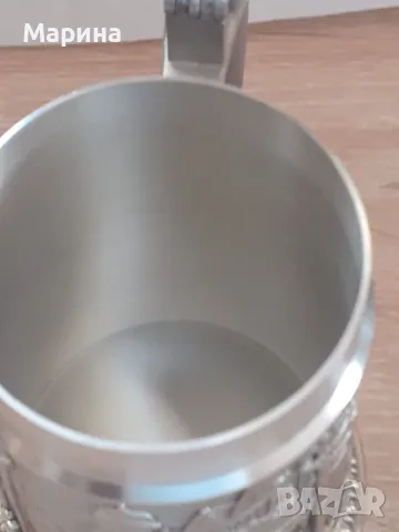 Халба от калай, височина 18 см, Antik*Vintage#35, снимка 8 - Антикварни и старинни предмети - 47607001