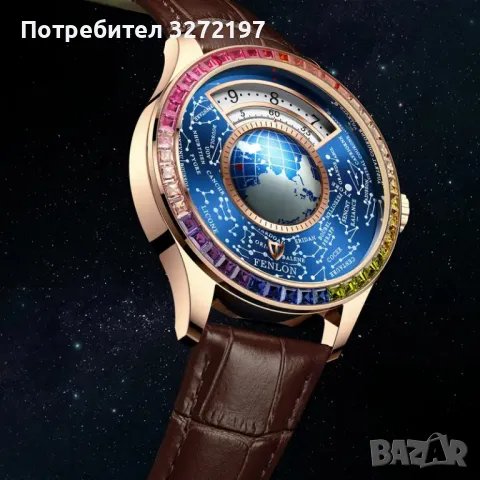 Fenlon Луксозен автоматичен механичен часовник,дизайнерски бизнес часовник, снимка 8 - Мъжки - 48114937