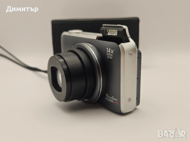 Canon Powershot SX220 HS 12.1mp дигитална камера digital camera фотоапарат, снимка 9 - Фотоапарати - 51933496
