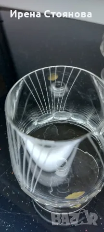 4 броя кристални чаши за ликьор, ръчно издухан и шлифован кристал. Вместимост 180 мл, снимка 5 - Чаши - 47277085