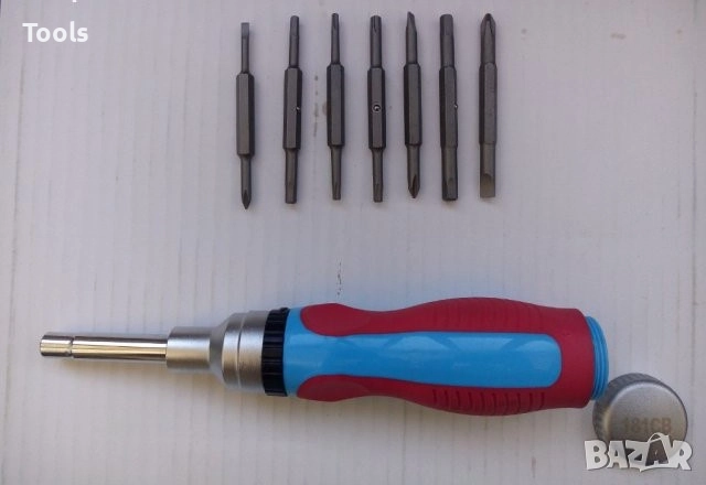 CHANNELLOCK КАЧЕСТВЕНА РАЧЕТ ОТВЕРТКА С КОМПЛЕКТ БИТОВЕ, снимка 2 - Отвертки - 52884411