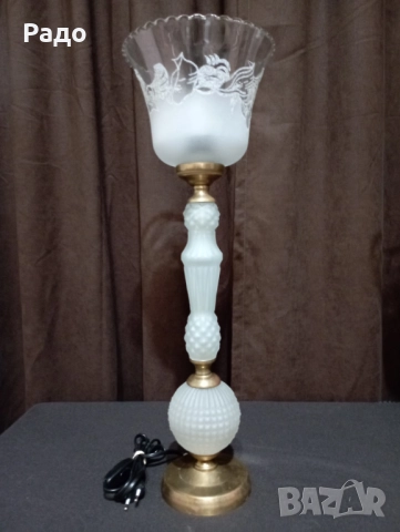 Комплект от две красиви старинни лампи - лампа, снимка 2 - Настолни лампи - 51136620