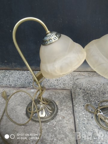 две настолни лампи в стил арт деко, снимка 2 - Настолни лампи - 37508553