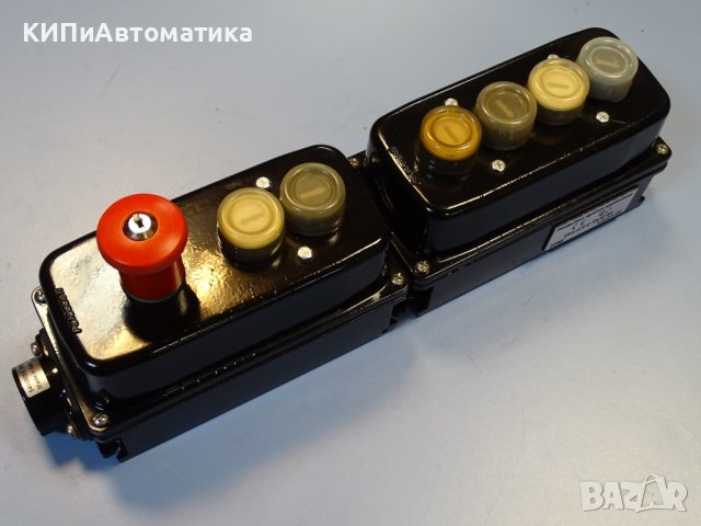 бутониера 6 бутона+стоп G.Gioverzana 541050Ex button station protection, снимка 8 - Резервни части за машини - 43047168