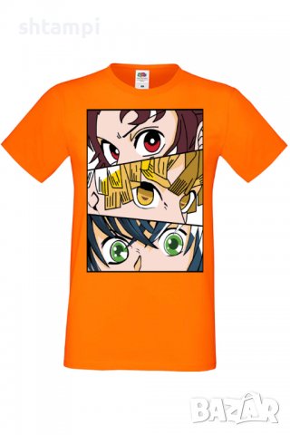 Мъжка тениска Demon Slayer Trio,Анимация,игра,Празник,Повод,, снимка 9 - Тениски - 38095383