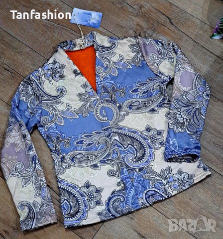 Маркова подплатена блуза, снимка 2 - Блузи с дълъг ръкав и пуловери - 43341443