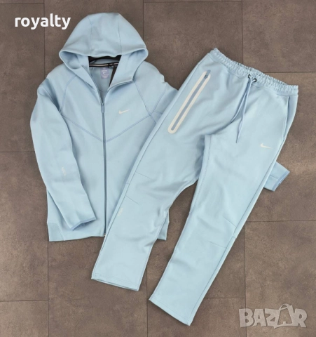 Nike Tech НА ЕДРО Син Мъжки Екип 6 Бр., снимка 2 - Спортни дрехи, екипи - 52845280