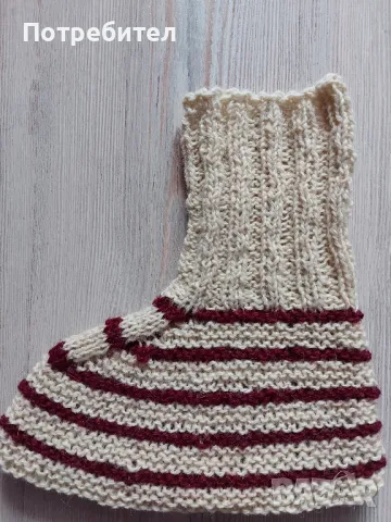 Вълнени ботушки номер 36-40, шапка и шал, снимка 6 - Други - 42381598