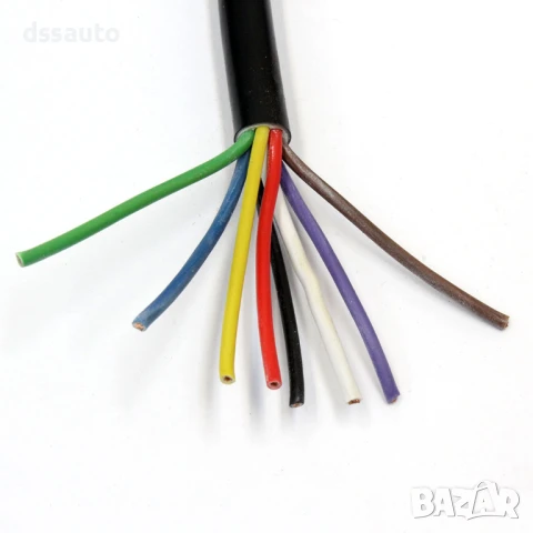 Кабел за светлини на ремарке 7x1mm² + 1x1.5mm² 10 метра, снимка 2 - Части - 51063565