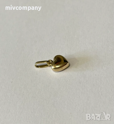 Златна висулка(сърце) 0.56гр., снимка 3 - Колиета, медальони, синджири - 53443833