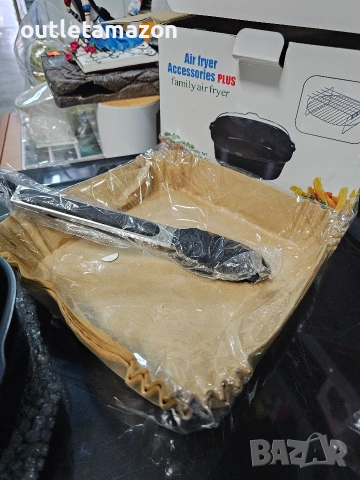 Комплект аксесоари за фритюрник с горещ въздух, подходящ за всички марки, , снимка 6 - Съдове за готвене - 53261528
