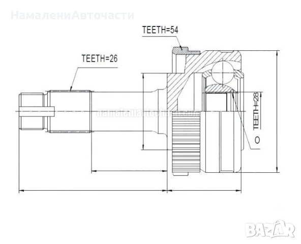 Предно външно каре C006015034 NPZME011 Mercedes G-class