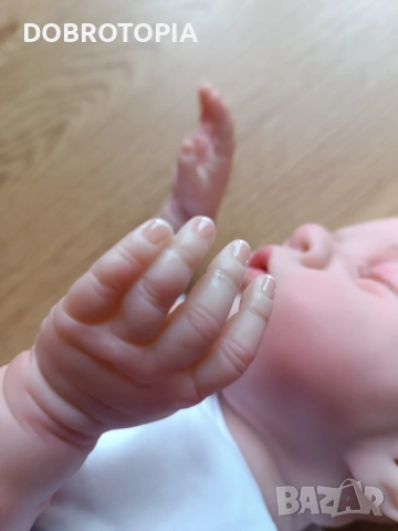 Реалистична кукла "Спящо бебе", снимка 13 - Кукли - 53029232