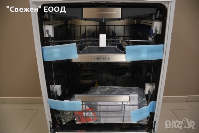 Съдомиялна за вграждане SIEMENS SX87TX02CE openAssist, Zeolith и autoOpen Dry, снимка 8 - Съдомиялни - 53332619