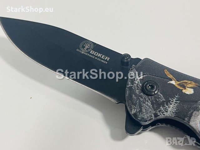  Дизайнерски сгъваем нож Boker B048, снимка 3 - Ножове - 38417308