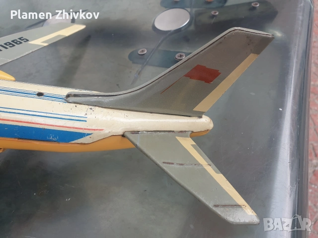 Стара метална механична играчка от 1965 г , снимка 10 - Колекции - 53122644