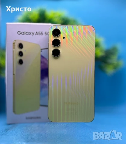 ГАРАНЦИОНЕН!!! Samsung Galaxy A55, 8GB, 256GB, 5G, Awesome Lemon , снимка 6 - Samsung - 50665312