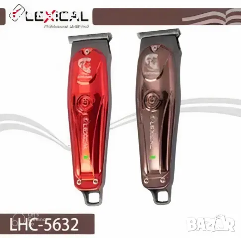 Машинка за подстригване Lexical LHC-5632, 600mAh, Кафяв/Червен, снимка 4 - Машинки за подстригване - 49393955