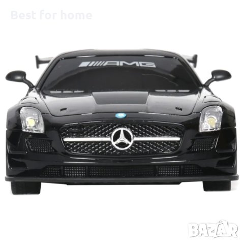 Кола с дистанционно Mercedes Benz SLS AMG Black RC 1:24 / 2.4 GHz, снимка 8 - Коли, камиони, мотори, писти - 43486038